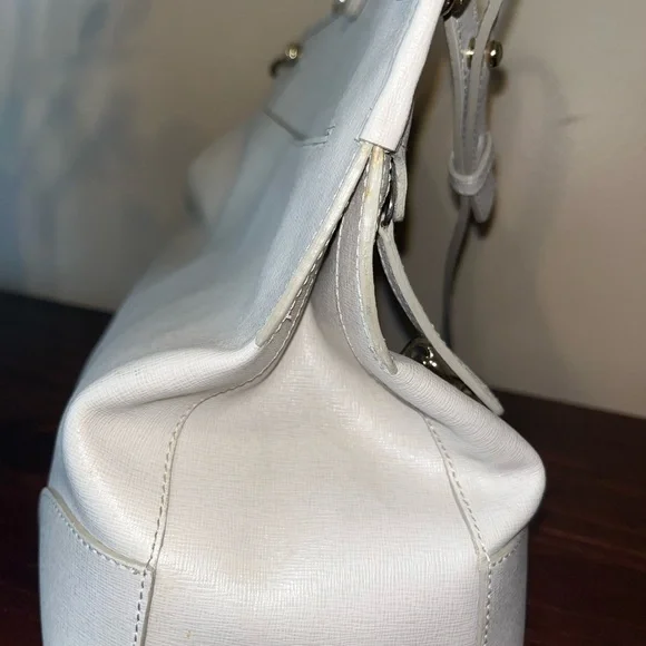 Furla Piper Top Handle Satchel Bag Purse - Picture 5 of 8